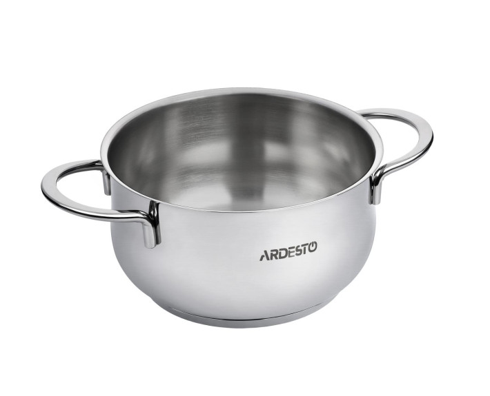 Каструля зі скляною кришкою Ardesto Black Mars, 2,3л, нержавіюча сталь