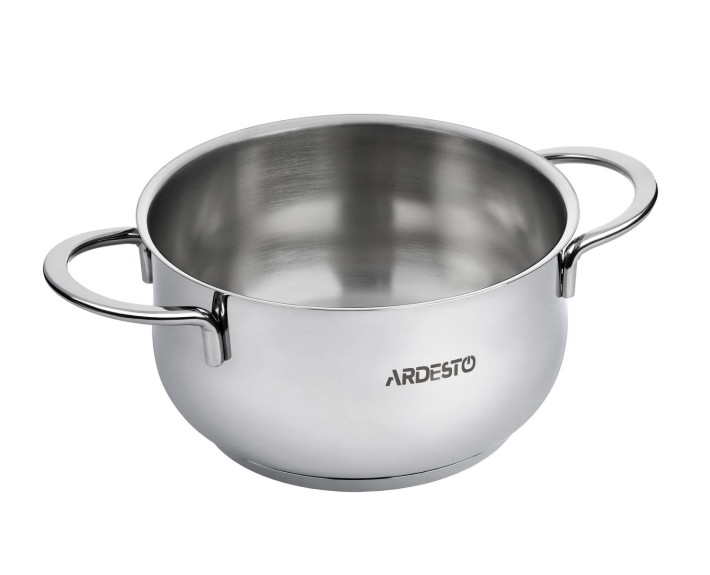 Каструля зі скляною кришкою Ardesto Black Mars, 4,3л, нержавіюча сталь