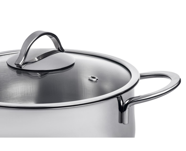 Каструля зі скляною кришкою Ardesto Black Mars, 4,3л, нержавіюча сталь