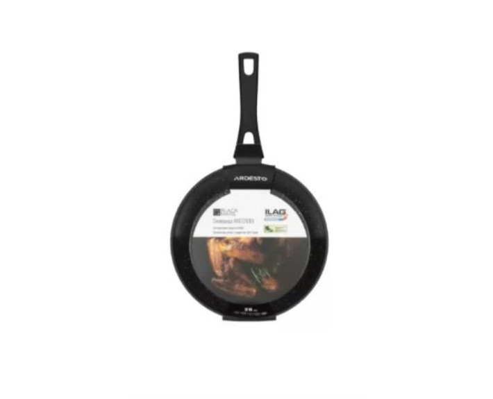 Сковорода Ardesto Black Mars Orion, 26см, алюміній, чорний