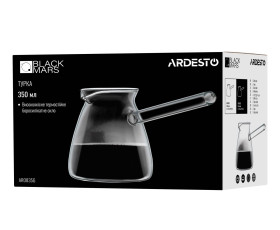 Турка Ardesto Black Mars, 0,35л, боросилікатне скло