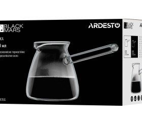 Турка Ardesto Black Mars, 0,35л, боросиликатное стекло