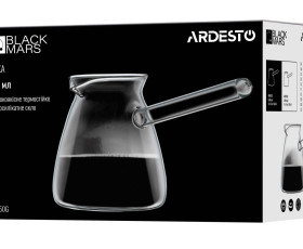 Турка Ardesto Black Mars, 0,5л, боросиликатное стекло