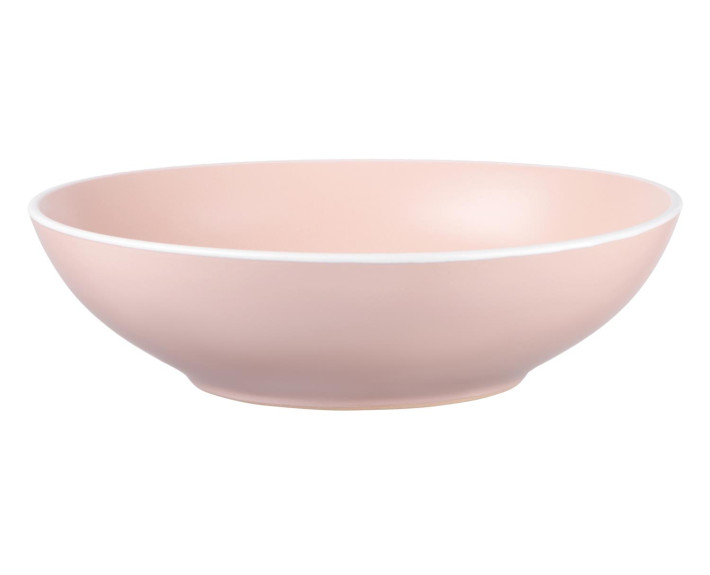 Тарілка супова Ardesto Cremona Summer pink, 20 см, кераміка, рожевий
