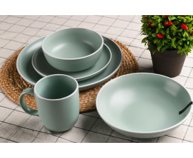 Чашка Ardesto Cremona Pastel blue, 390 мл, кераміка, синій