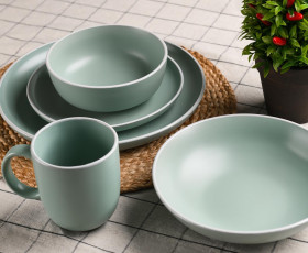Кружка Ardesto Cremona Pastel blue, 390 мл, керамика, синий