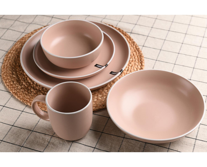 Чашка Ardesto Cremona Summer pink, 390 мл, кераміка, рожевий