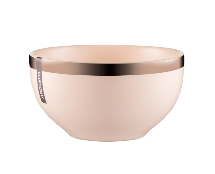 Салатник Ardesto Liguria Cream, 14 см, кераміка, кремовий