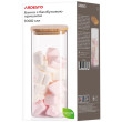 Банка для хранения Ardesto Midori 1000 мл, стекло, бамбук, квадратная, прозрачная