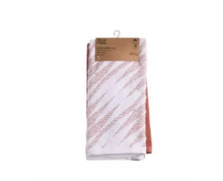 Набір рушників для кухні Ardesto SuperSoft, 40х60 см, 2шт., 100% бавовна, теракота
