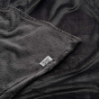Плед Ardesto Flannel, 200х220см, 100% поліестер, сірий темний
