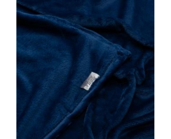 Плед Ardesto Flannel, 200х220см, 100% поліестер, синій