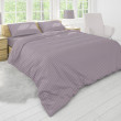 Комплект постельного белья Stripy Seafog, бязь, полуторный, ТМ Sound Sleep, Украина