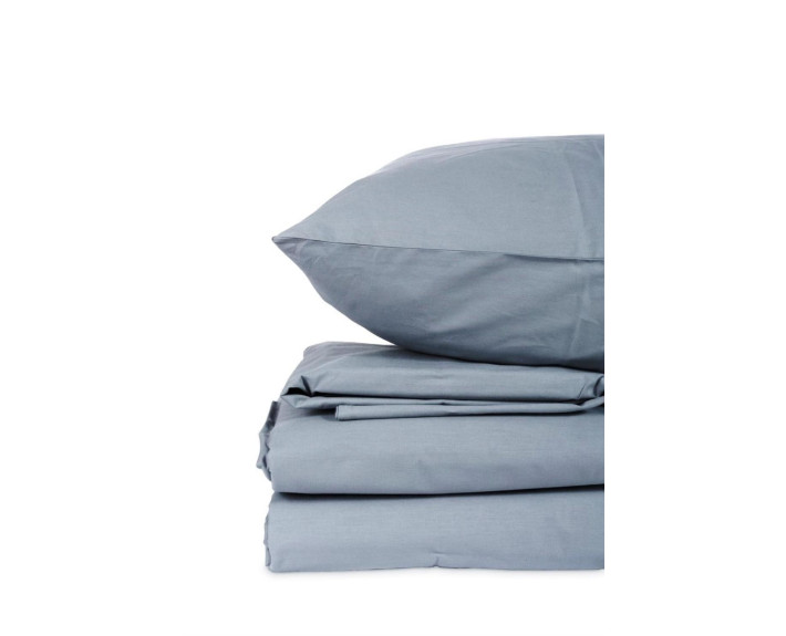 Комплект постільної білизни Monoton Grey, ранфорс, полуторний,ТМ Sound Sleep, Україна