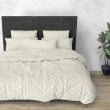Набор постельного белья Rhomb Beige, бязь, полуторный, ТМ Sound Sleep, Украина