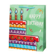 Подарунковий паперовий пакет Birthday gifts 31*12*40 см