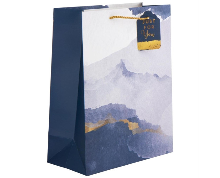 Подарочная бумажная сумка Just for you, 31*42 см