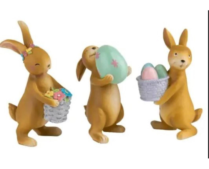 Набір статеуток Fanny rabbits, поліістоун