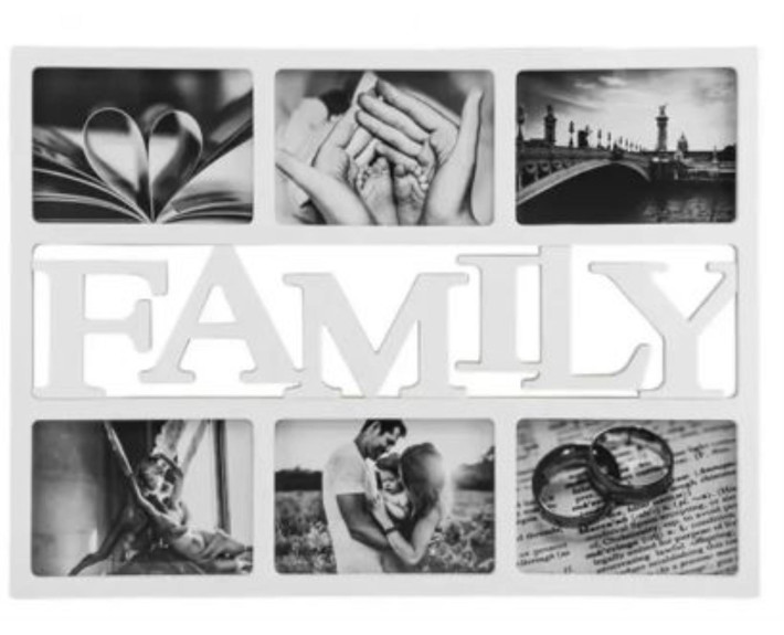 Фотоколаж Family, 46*34*2 см