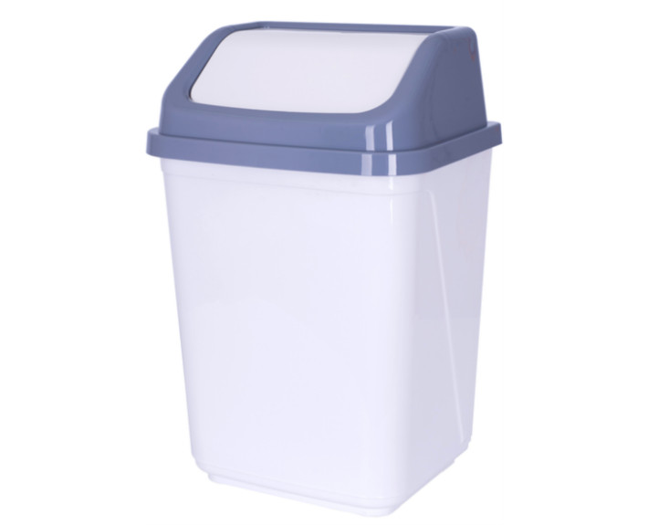 Корзина для сміття  з кришкою, 20 л,VIOLET HOUSE 0099 WHITE-GREY Туреччина