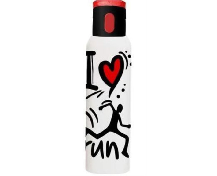 Пляшка пластикова для води, спорт, 500 мл, HEREVIN HANGER-I LOVE RUN Китай
