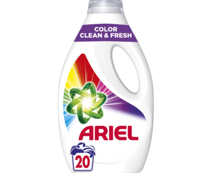 Средство для стирки жидкое Чистота и свежесть для цветного, 1 л ARIEL
