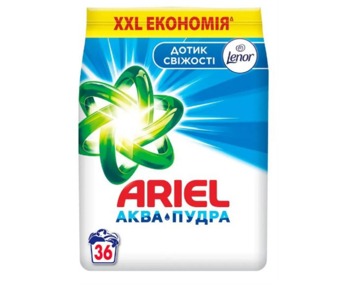 Порошок Аква-Пудра Дотик свіжості Lenor, 5,4 кг ARIEL Автомат