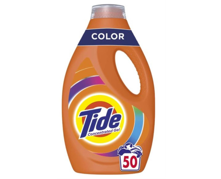 Гель для прання ЗМС Рідкий Колор, 2,5 л, TIDE Франція