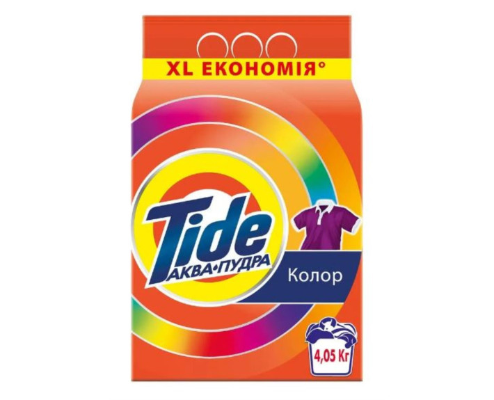 Порошок Автомат СМЗ  Аква-Пудра Колор, 4,05 кг, TIDE Чехія