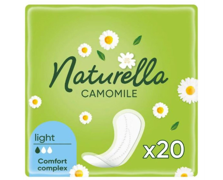 Прокладки гігієнічні щоденні ароматизовані Camomile 20 шт., NATURELLA ULTRA Light Single