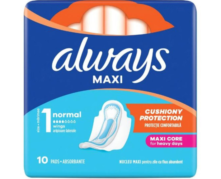 Прокладки гігієнічні 10 шт.,ALWAYS Classic Normal Single