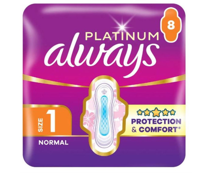 Прокладки гігієнічні ультратонкі 8 шт., ALWAYS Ultra Platinum Normal Single