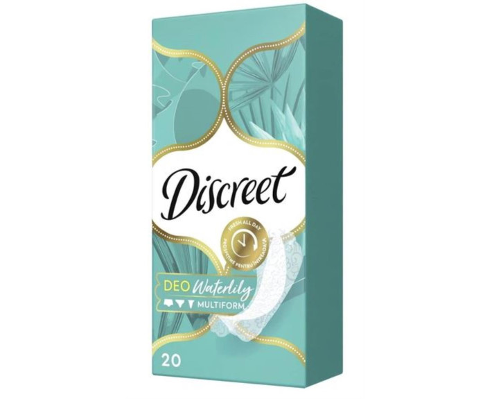 Прокладки гігієнічні щоденні 20 шт.DISCREET Duo Water Lili Multiform Single