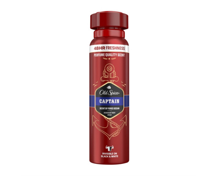 Дезодорант аэрозоль Captain 150 мл, OLD SPICE Великобритания