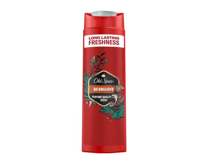 Гель для душу та шампунь 2в1 Bear Claw 250 мл, OLD SPICE Франція