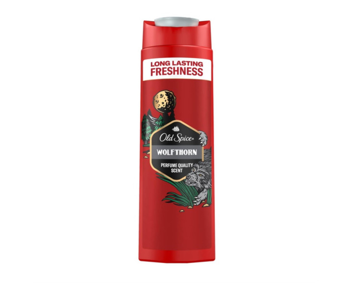 Гель для душу та шампунь 2в1 Wolfthorn 250 мл, OLD SPICE Франція