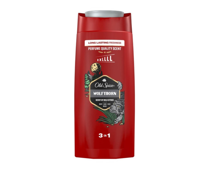 Гель для душу та шампунь 2в1 Wolfthorn 675 мл, OLD SPICE Франция