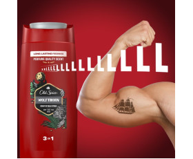 Гель для душу та шампунь 2в1 Wolfthorn 675 мл, OLD SPICE Франція