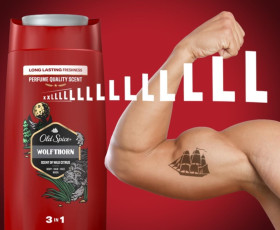 Гель для душу та шампунь 2в1 Wolfthorn 675 мл, OLD SPICE Франція