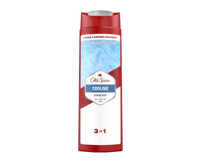 Гель для душу та шампунь 2в1 Освіжаючий 400 мл, OLD SPICE Франція