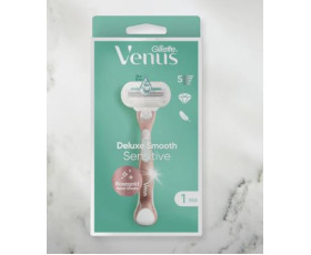 Бритва з 1 змінною касетою Рожеве золото Польща GILLETTE VENUS Deluxe Smooth Sensetive