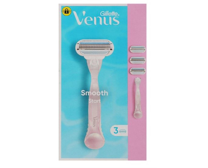 Бритва з 3 змінними касетами, Польща GILLETTE VENUS Smooth Sensetive