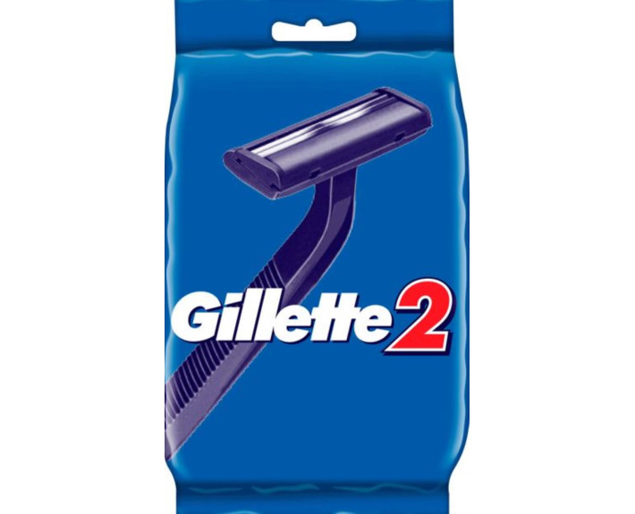 Бритви одноразові 5шт., Польща GILLETTE 2