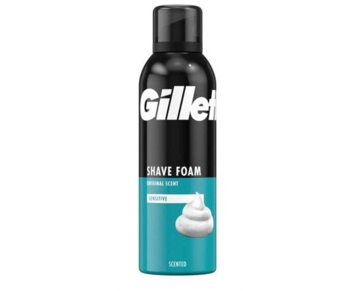 Пена для бритья Original для чувствительной кожи, 200 мл, Великобритания GILLETTE