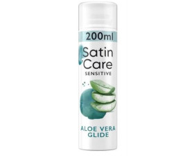 Гель для гоління Алое вера глайд, 200 мл, Великобританія GILLETTE SATIN CARE Sensetive