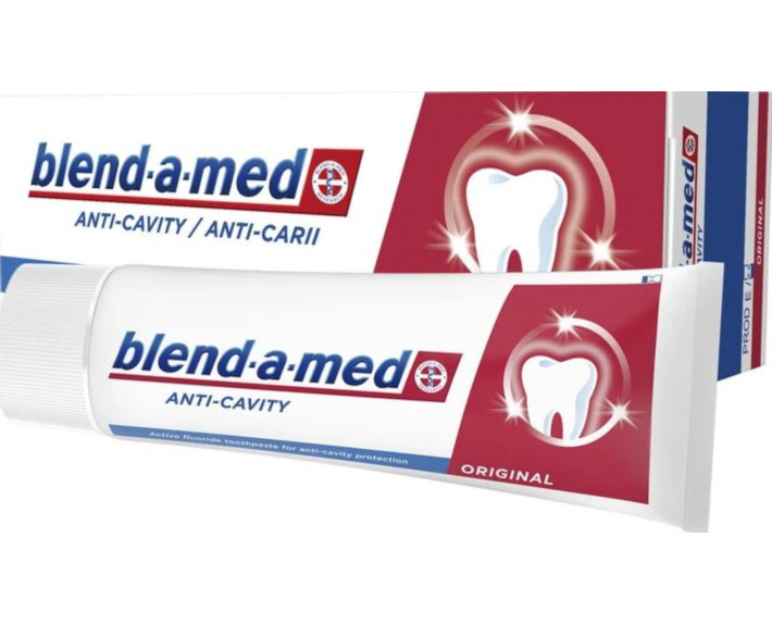 Зубна паста Антикарієс Original 75 мл, BLEND A MED