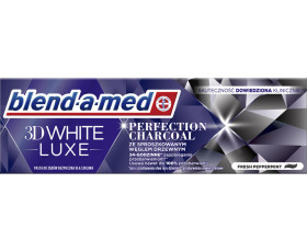 Зубная паста 3D White Luxe Совершенство с угольным порошком 75 мл, BLEND A MED