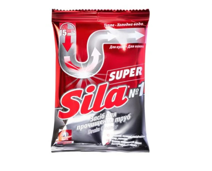 Средство для прочистки труб 70 г SILA Super