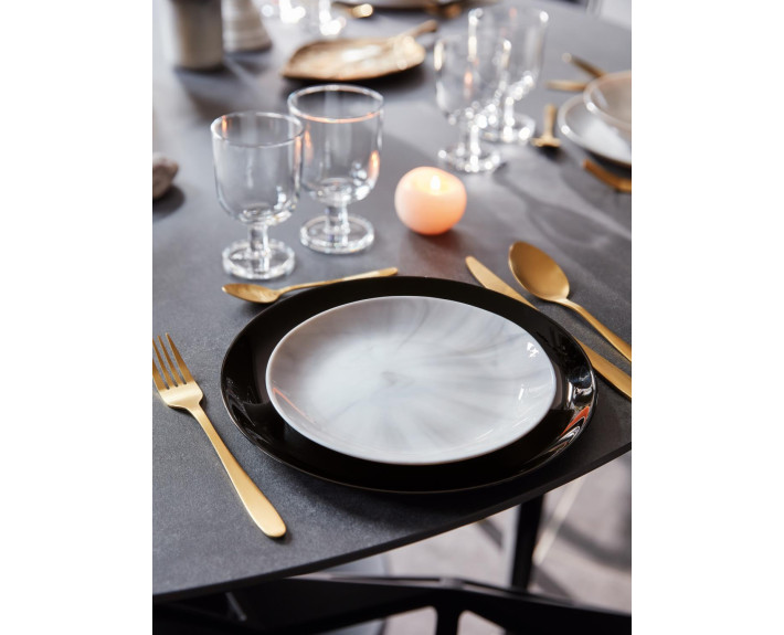 Тарелка обеденная LUMINARC MARBLE GRANIT 25 см, Франция