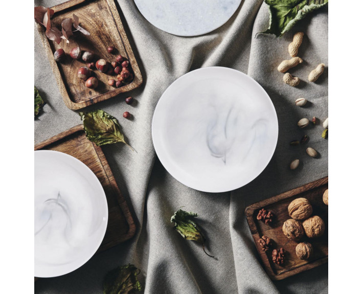 Тарелка десертная LUMINARC MARBLE WHITE 19 см, Франция